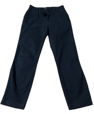 Abercrombie Fitch Versatile Women's Navy Blue Pants 4 Reg Straight Leg Stylish