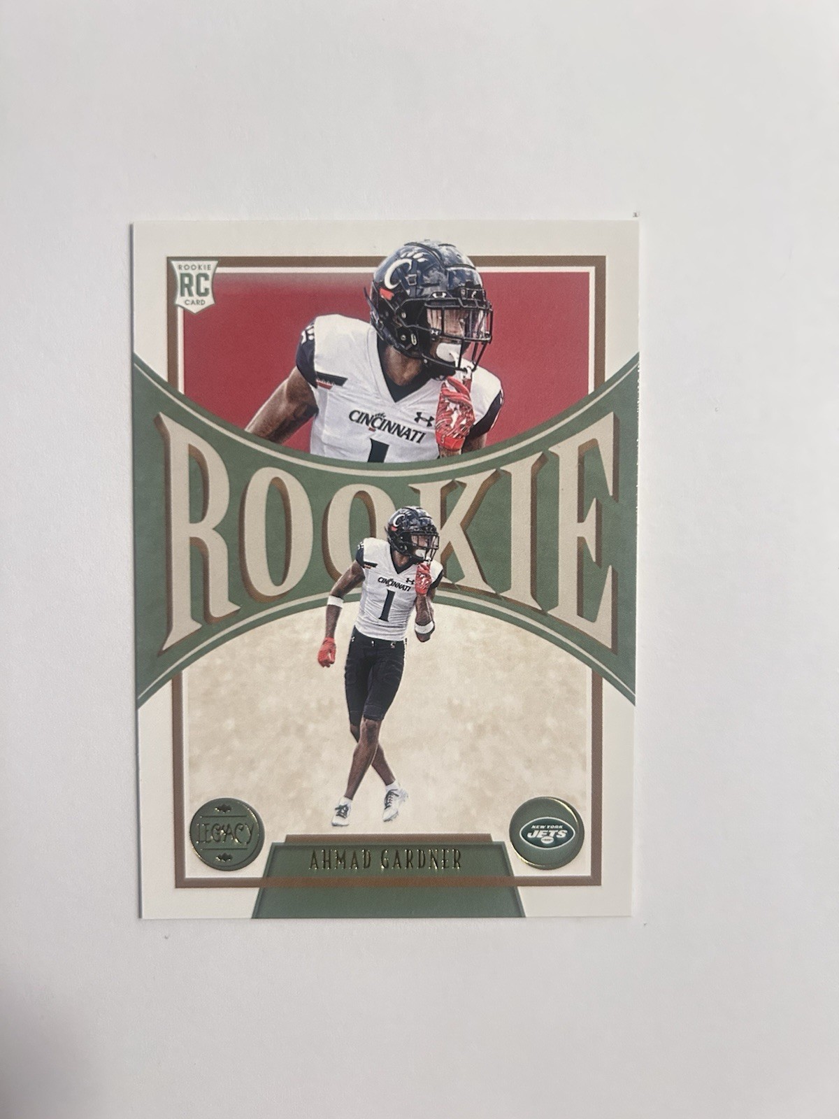2022 Panini Legacy - Rookies Ahmad "Sauce" Gardner #183 (RC) Cincinnati Bearcats
