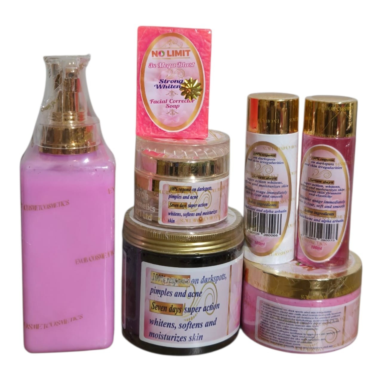 No Limit Lotion, Serum, Essential Oil, Face Cream & Bar, Body Scrub, Black Soap
