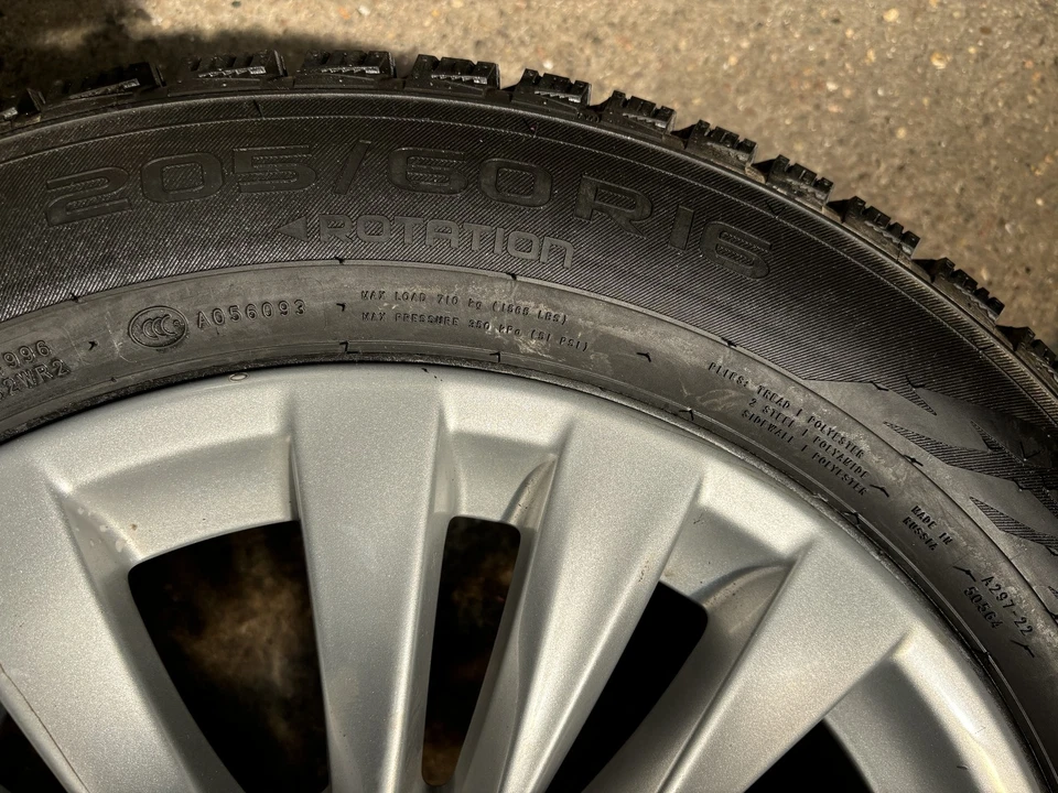 4x Original BMW Winterräder 205/60 R16 96R - für 2er F45 AT F46 GT 1232 - Bild 4 von 4