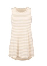 Cabi Comeback Striped Tank Top 5762 Cream Beige White L NWT