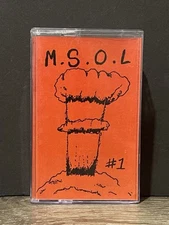 Very Rare Garage Rock Punk M.S.O.L #1 Cassette Tape Demo 2021 Australian Band