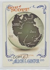 2015 Topps Allen & Ginter's Great Scott! Continental Drift #GS-7 0y3