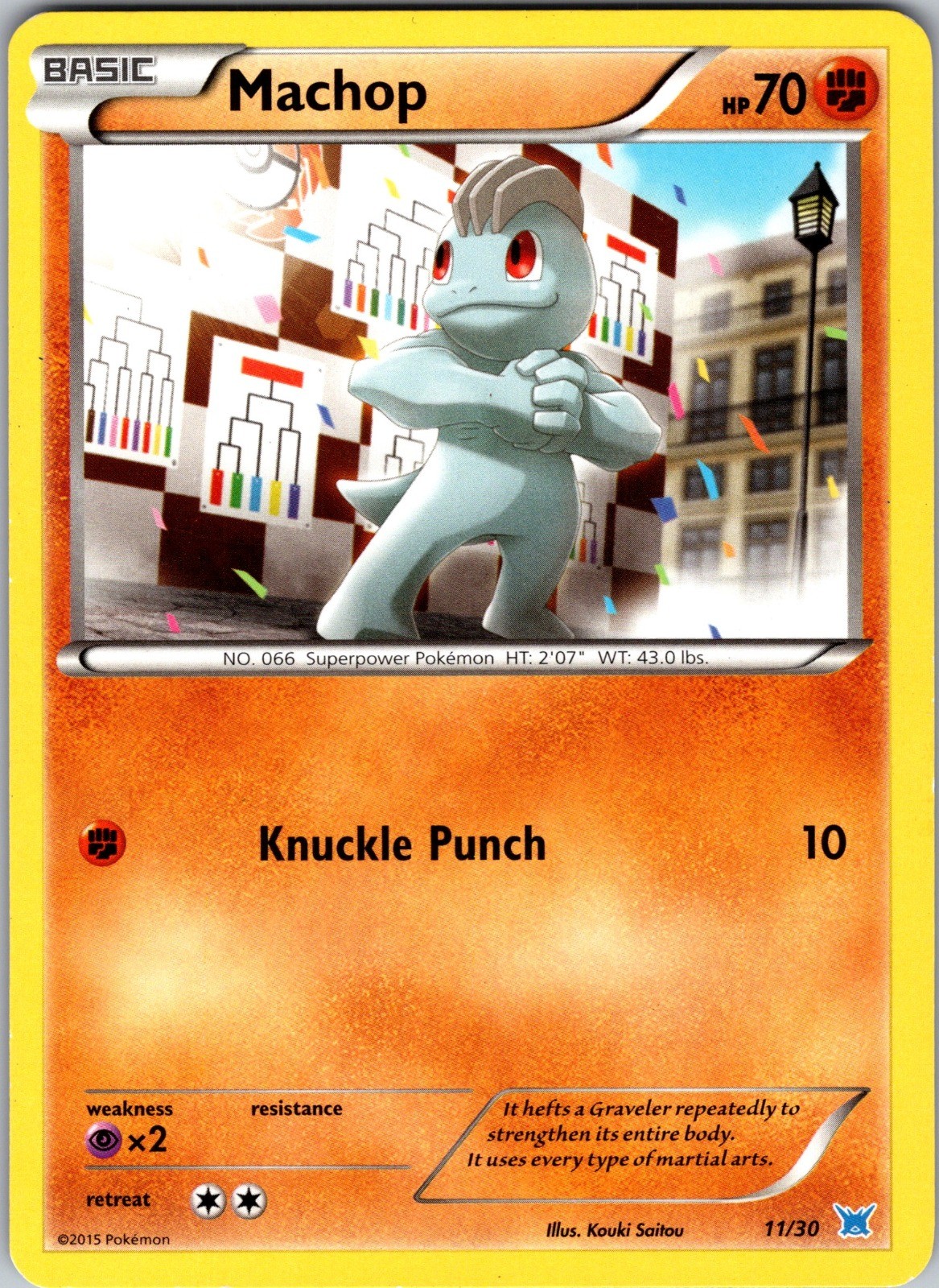 Machop Common XY - Furious Fists 44/111 HP
