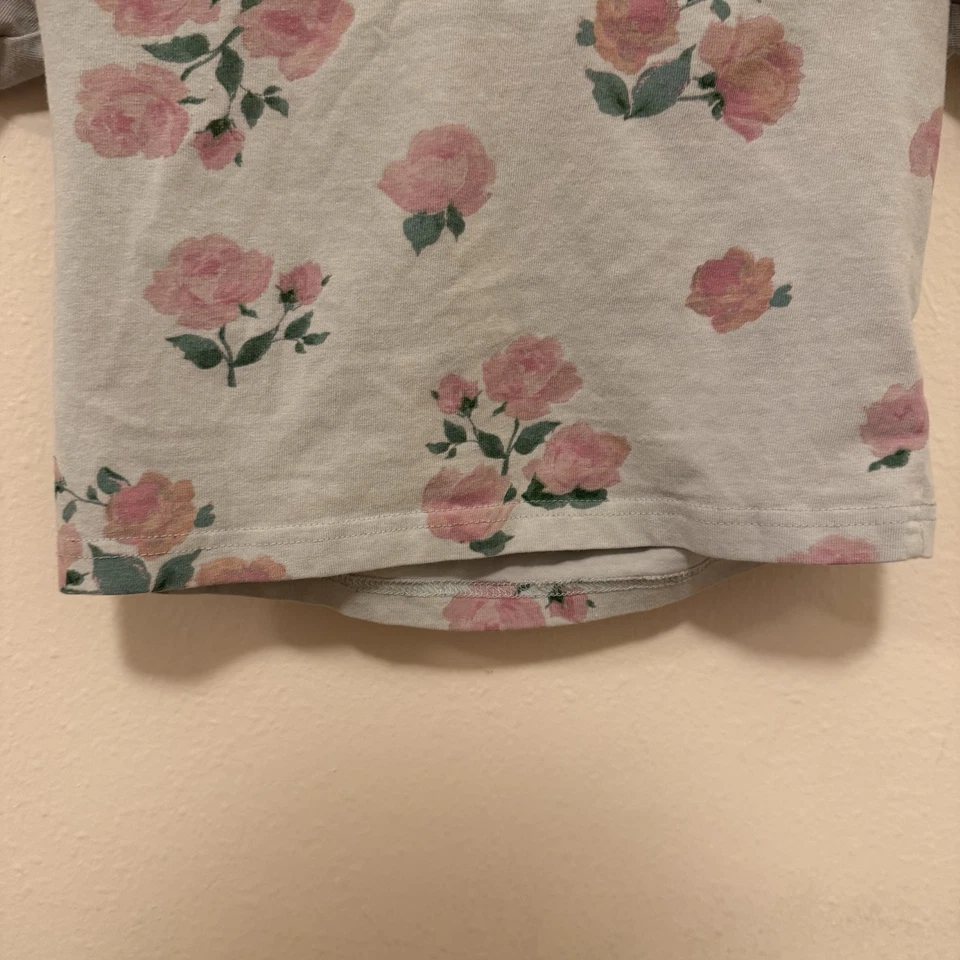 Medio Top Corto Nollie Floral Manga Corta Juniors Talla M Verde Menta Foto 4 de 4