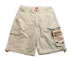 Mossimo Cargo Shorts Mens 38 Y2K Wide Leg Baggy Retro Skate Rave Grunge Punk USA