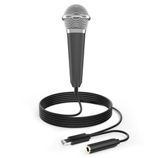Mini Microphone for iPhone iPad Small ASMR Tiny Microphone for Voice Video Re...
