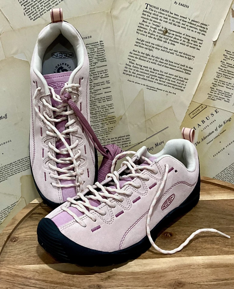 Free People Keen Jasper Sneaker Suede Hiking Cameo Rose Pink 40/9.5 NEW - Image 3 of 4