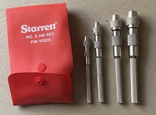 Starrett S240 Pin Vise Set of 4 holding Range...