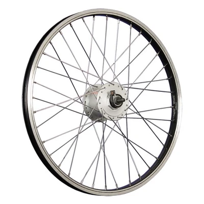 Laufrad 20 Zoll Vorderrad Fahrrad Shimano Nabendynamo DH-C3000 schwarz Liegerad - Bild 1 von 4