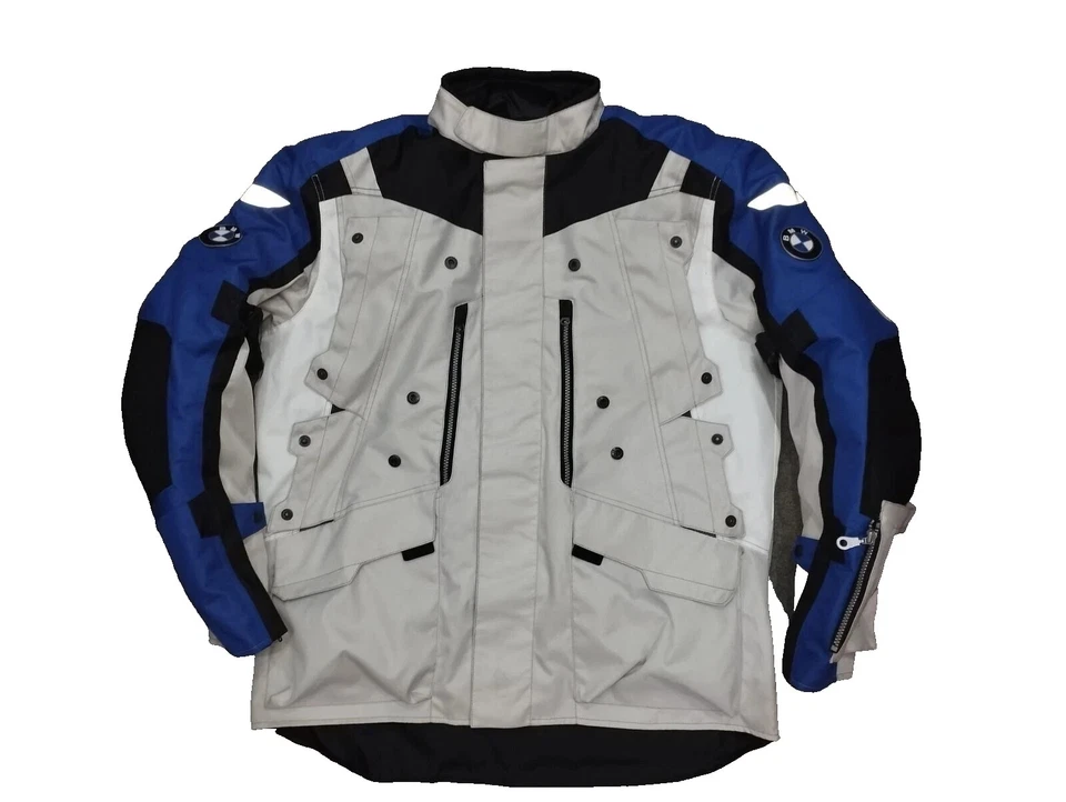 Bmw 5 GS Motorcycle Rallye Gray Blue GTX Jacket Men's Motorcycle/Motorbike RIDE - Bild 3 von 4