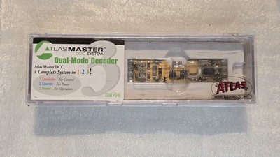 New Atlas Master HO Scale 340 Dual Mode Decoder Dcc System Model Railroad NMRA 