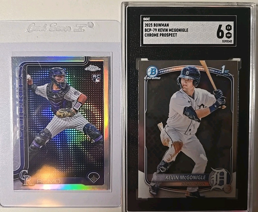 Modern Rookie Prospect Lot-Kevin Mcgonigle SGC6 - Romo Lightboard Logo SP!