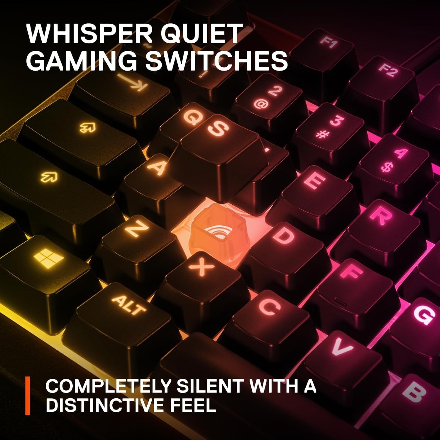 SteelSeries Apex 3 TKL RGB Gaming Tastatur Tenkeyless Anti-Ghosting Switches ONU Ansicht 4