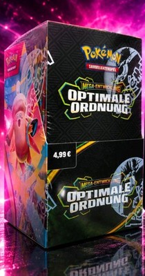 Pokemon Karten  18er Booster-Bundle Mega-Entwicklung Optimale Ordung Deutsch NEU