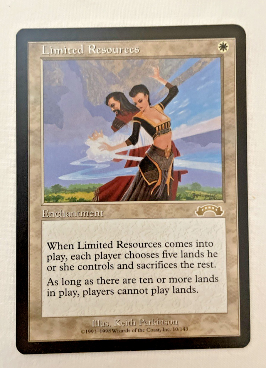 1x Limited Resources Exodus MTG Magic the Gathering LP/NM