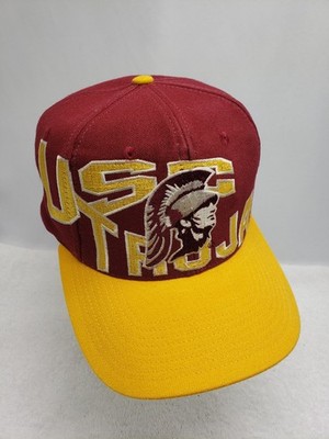 Vintage University of California USC Trojans Apex One Snapback Hat Cap OSFM 