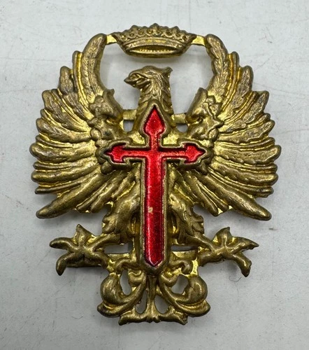 New ListingSpanish Fascist Franco Cap Helmet Insignia Civil War Military Tanker Post WW2