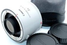 Near Mint Canon Extender EF 2x III Lens Teleconverter w/ Caps Pouch from Japan