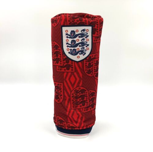 England National Football Soccer Jersey Upcycled Golf Driver Headcover Red