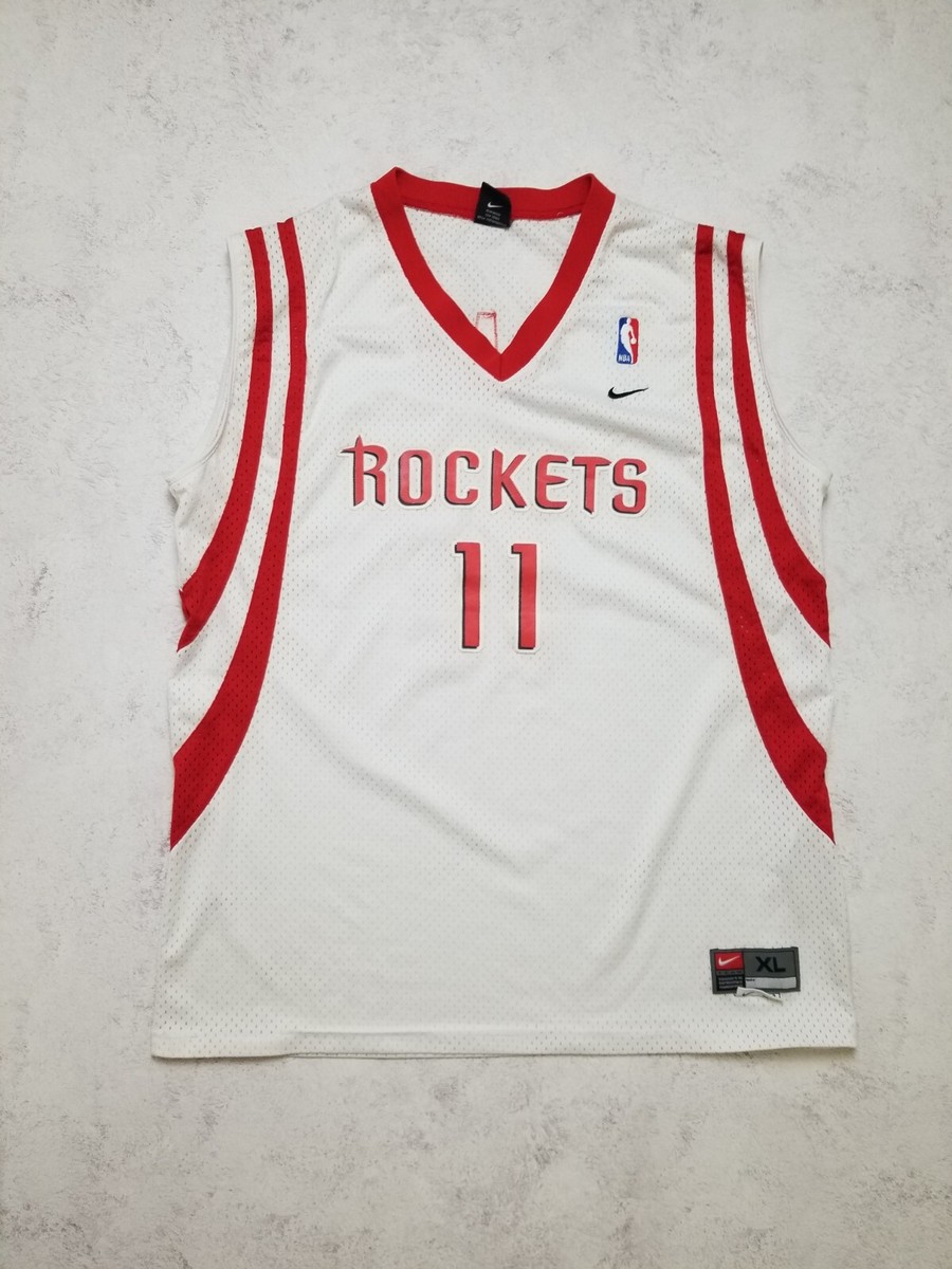 Vintage Nike Houston Rockets Yao Ming 11 White Swingman Jersey