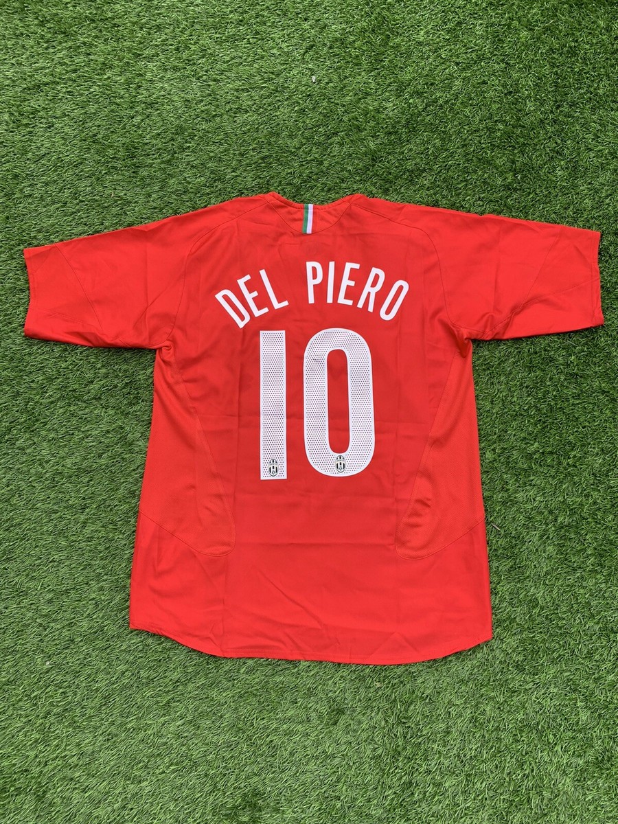 Nike Juventus Away Shirt 2005/06 Red Del Piero 10 | eBay UK