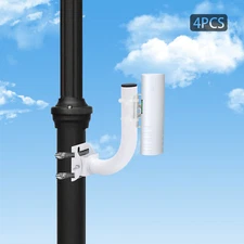 4-Pcs Universal Wireless Bridge Bracket Mount for Outdoor Client Bridge CPE-25cm