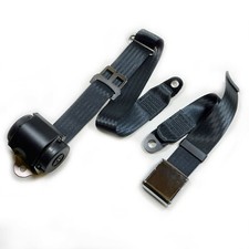 Mgbc Gt Classic Style Inertia Reel Seatbelt Chrome Buckle Handcrafted In The Uk