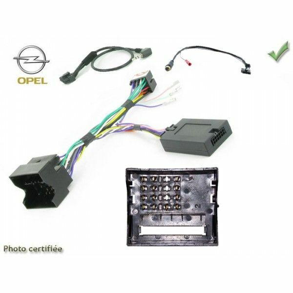 Commande au volant Opel Antara adaptateur Fakra pour piloter l'audio d'origine