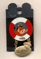 Disney DCL Captain's Choice Pumbaa Timon Lion King LE Pin