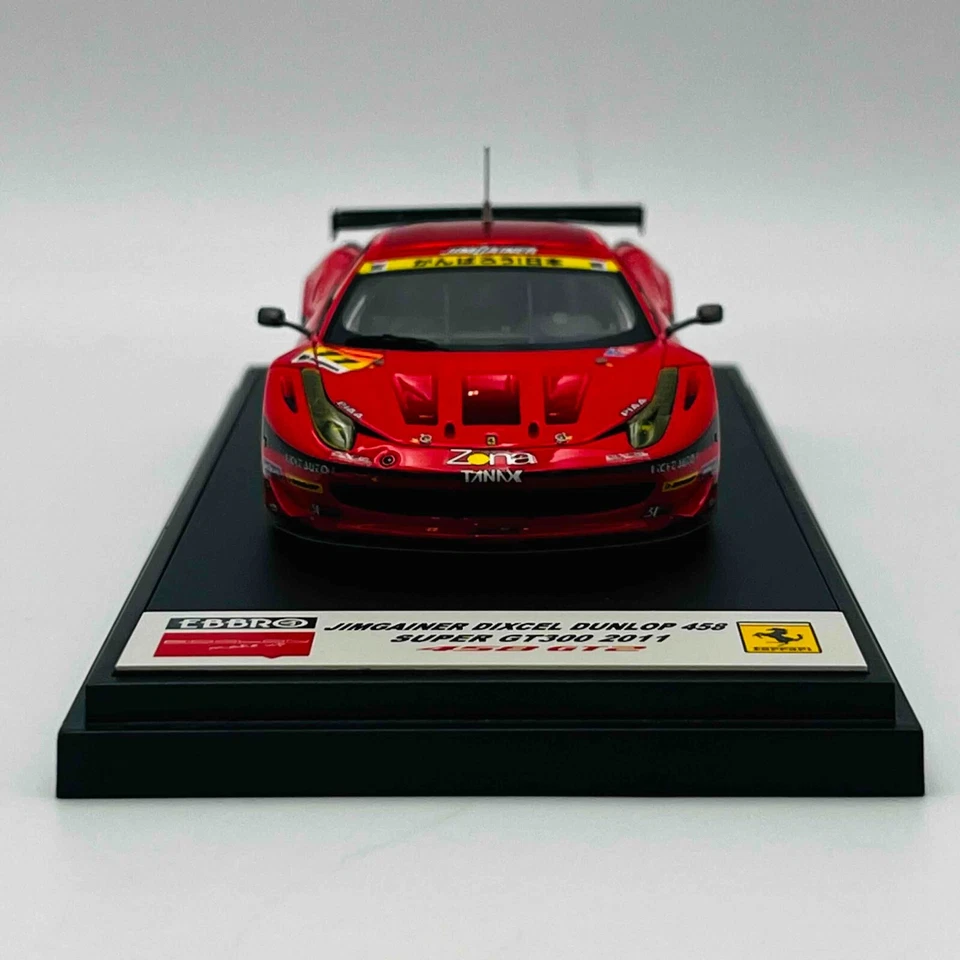 EBBRO 44678 JIMGAINER DIXCEL DUNL OP 458 1/43 SUPER GT300 2011 FERRARI 458 GT2 Foto 2 de 4