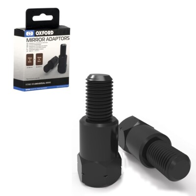 Oxford Motorrad Spiegel Adapter M10 auf M8 Rev & M10 auf M8 1,25 OX580