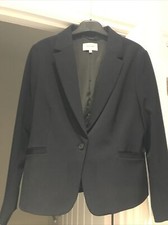 Ladies Jigsaw Blazer Navy Size 16