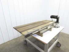 Dorner 2200 Series 21"W x 54"L Flat Belt Conveyor 115V 1PH End Drive 42fpm 530mm