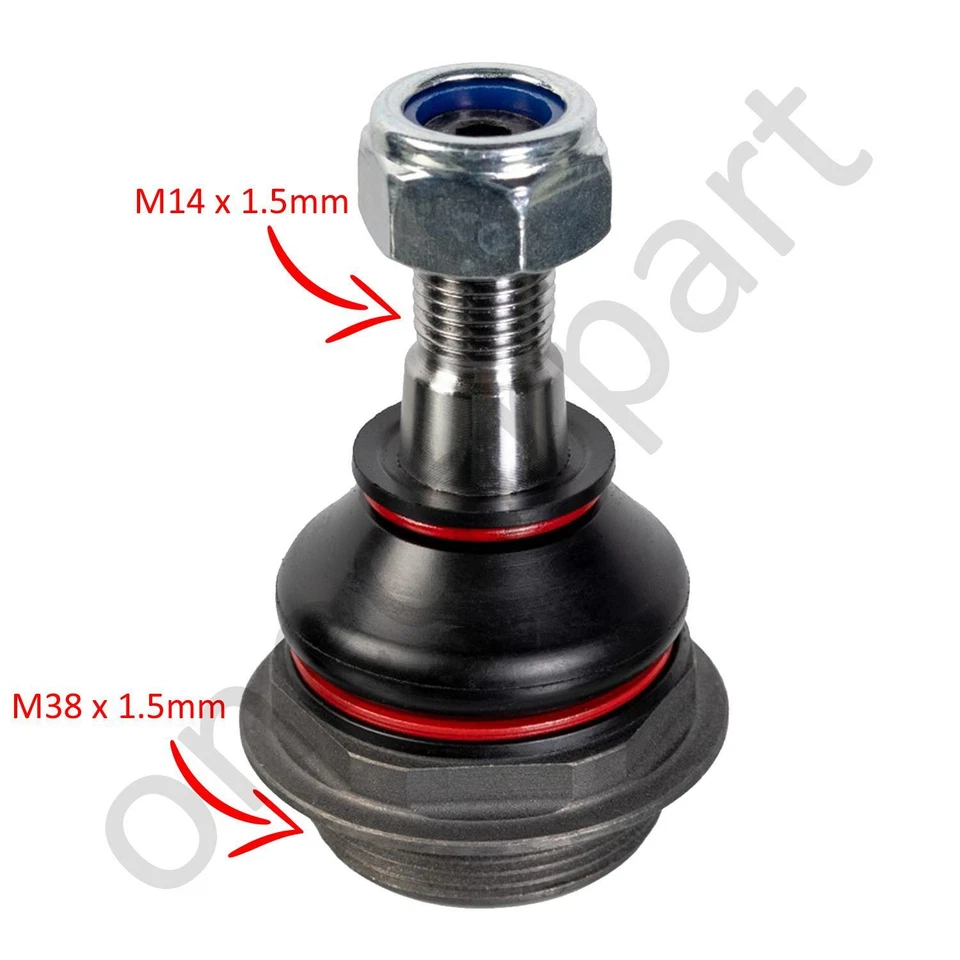 Lower Front Ball Joint x2 For Peugeot 307 308 508 3008 5008 Partner Ranch RCZ - Image 2 of 4