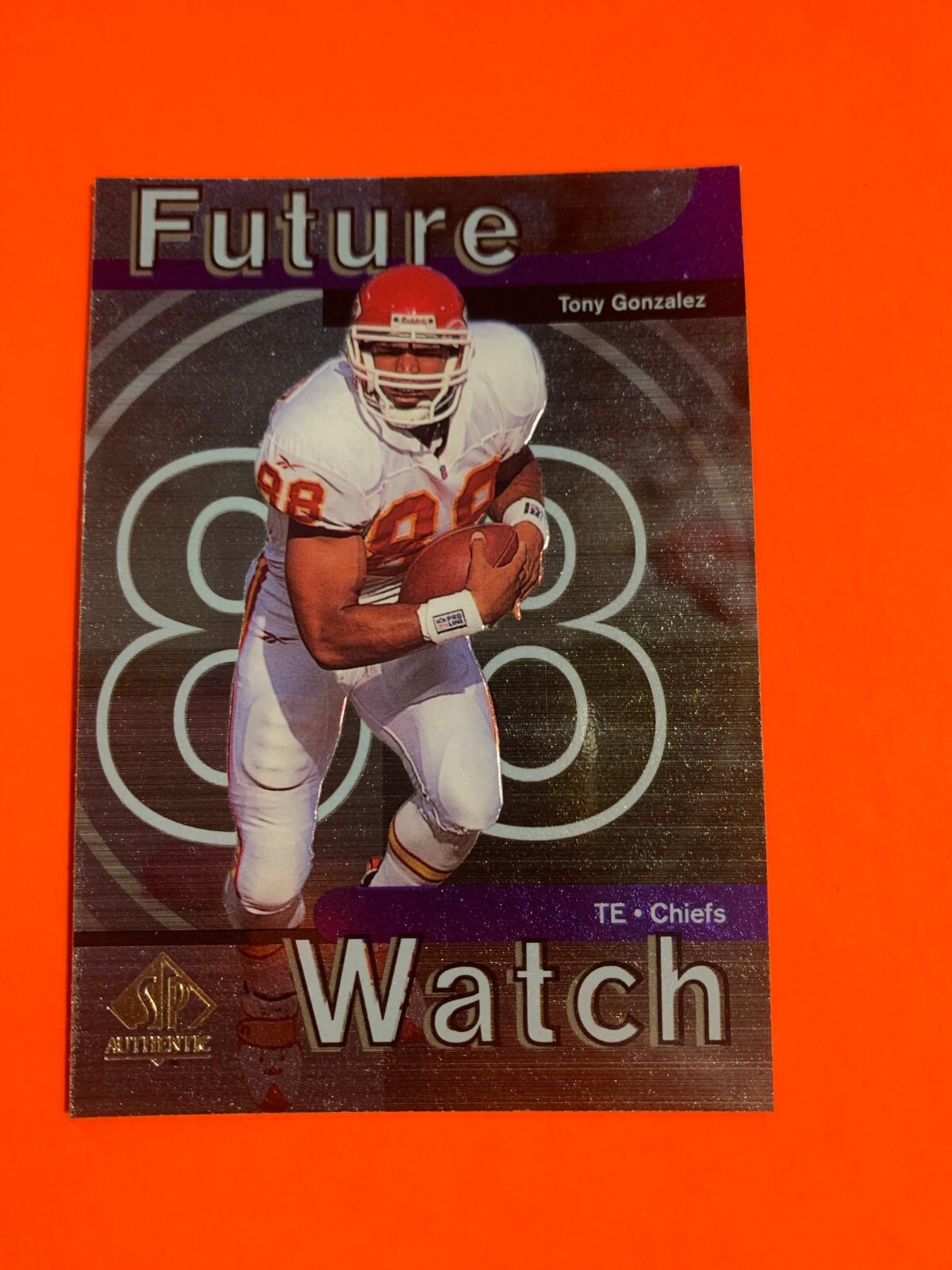 1997 UD SP AUTHENTIC TONY GONZALEZ FUTURE WATCH ROOKIE #11 CHIEFS