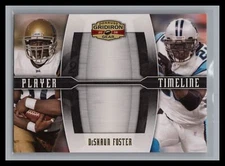 2008 Donruss Gridiron Gear #PT-19 DeShaun Foster #/500 Player Timeline UCLA