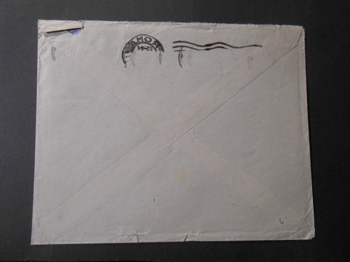 ITALIA ITALY Repubblica 1950 " lavoro" 60 Lire vermiglio lettera x Inghilterra - Picture 3 of 3
