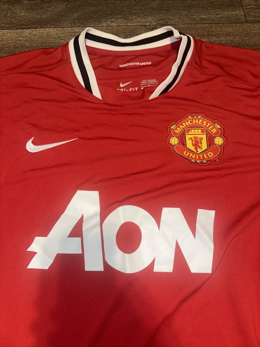 Nike Dri Fit Manchester United Jersey Men's Large #V | eBay