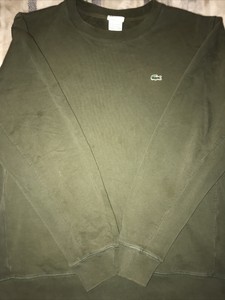 vintage lacoste sweatshirt
