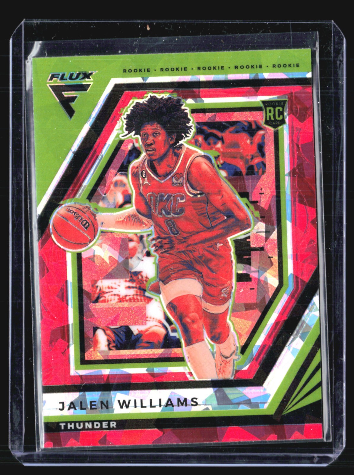 2022-23 Panini Flux Red Ice Rc Jalen Williams #224