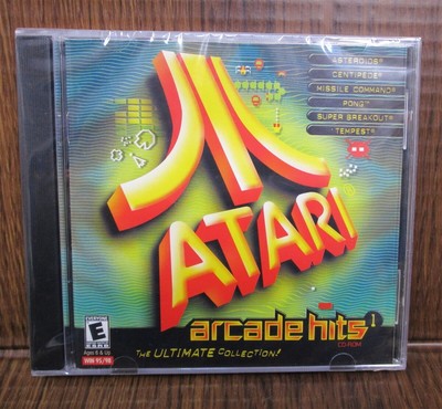 Video Game PC Atari Arcade Hits 1 Pong Asteroids Centipede Missile Command NEW