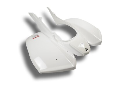 NEW KAWASAKI KFX 700 WHITE PLASTIC REAR FENDER KFX700 PLASTICS | eBay