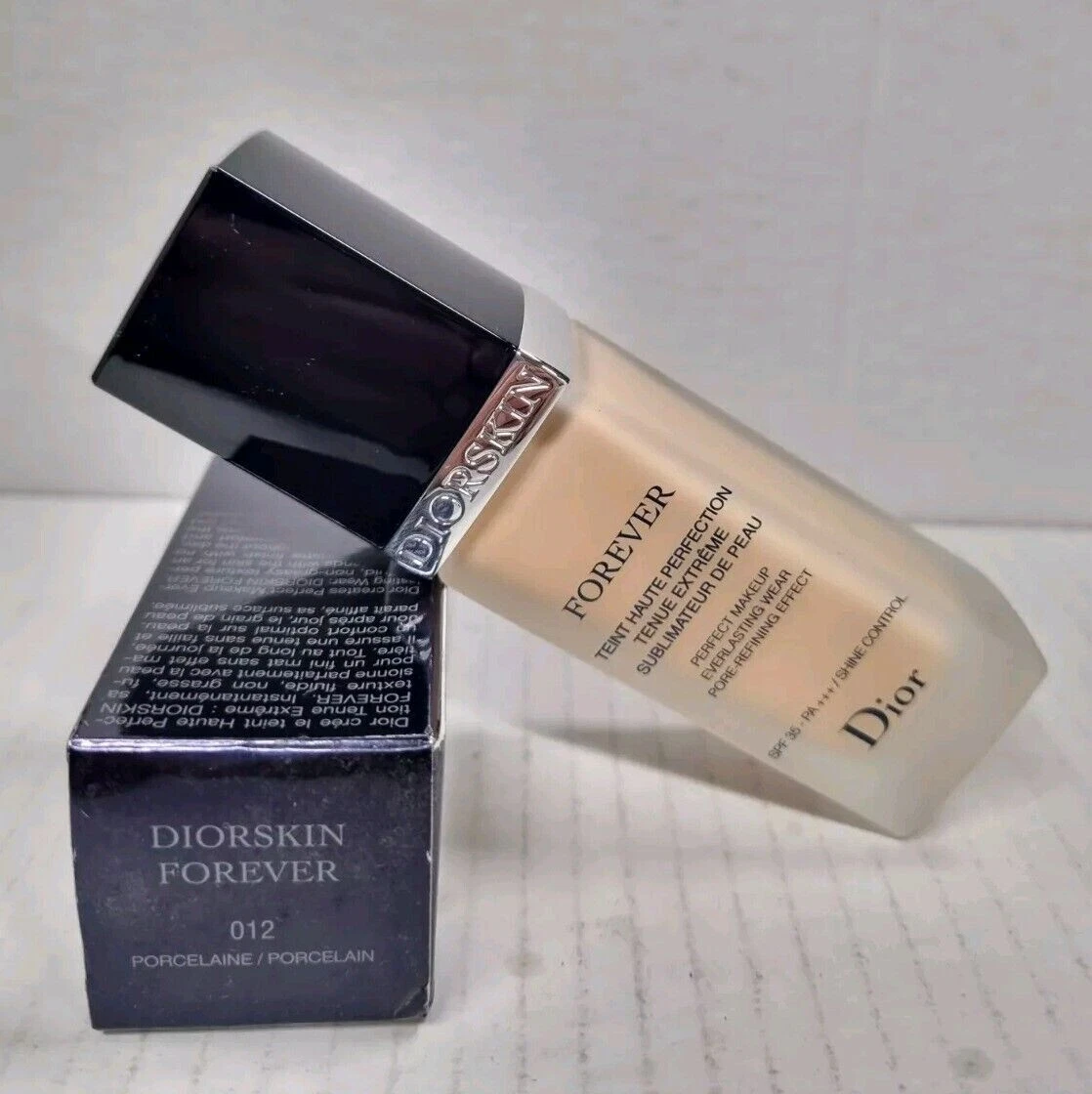 Dior Diorskin Forever 012 Perfect Makeup Everlasting Wear Refining SPF35 New Box