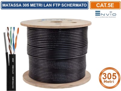 CableFinder - Cavo scherato CAT6 FTP/STP da 50 , in rae puro