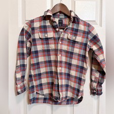 GAP Kids Plaid Flannel Button-Down Shirt