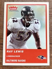 Ray Lewis 2004 Fleer Tradition #118 NM/Mint HOF Baltimore Ravens NFL
