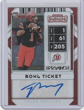 Tyler Huntley 2020 Panini Contenders Draft Picks Bowl Ticket Rc Auto (77/99)