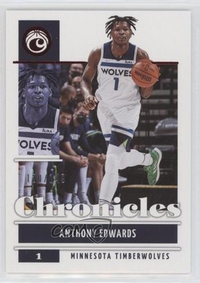2021-22 Panini Chronicles Red 120/149 Anthony Edwards #8 o7m