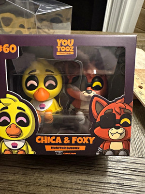 Youtooz Chica & Foxy Monitor Buddiez Five Nights at Freddy's Boxed 2024